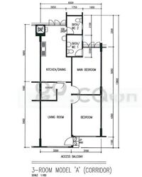 Blk 275 275 TAMPINES STREET 22 (Tampines), HDB 3 Rooms #460723931